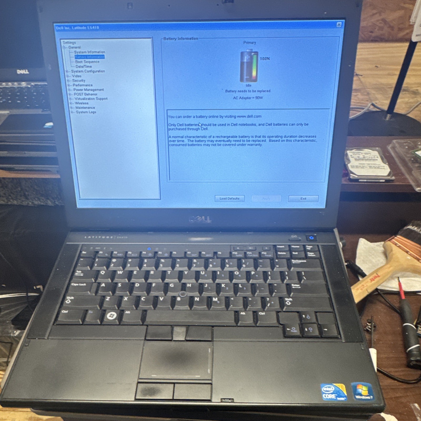 Dell Latitude E6410 14″ i5 2.40GHz 4GB 160GB HDD Win 10 Pro Black/Silver
