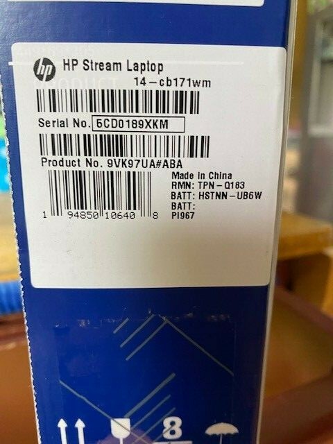 HP STREAM 14″ CELERON 4GB/64GB LAPTOP, BLUE