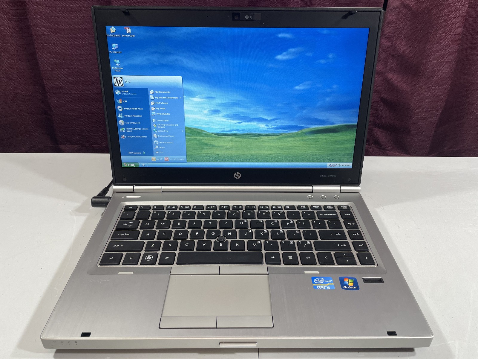 RESTORED w/ SSD HP Elitebook 8460p Windows XP Retro Classic Gaming Laptop PC