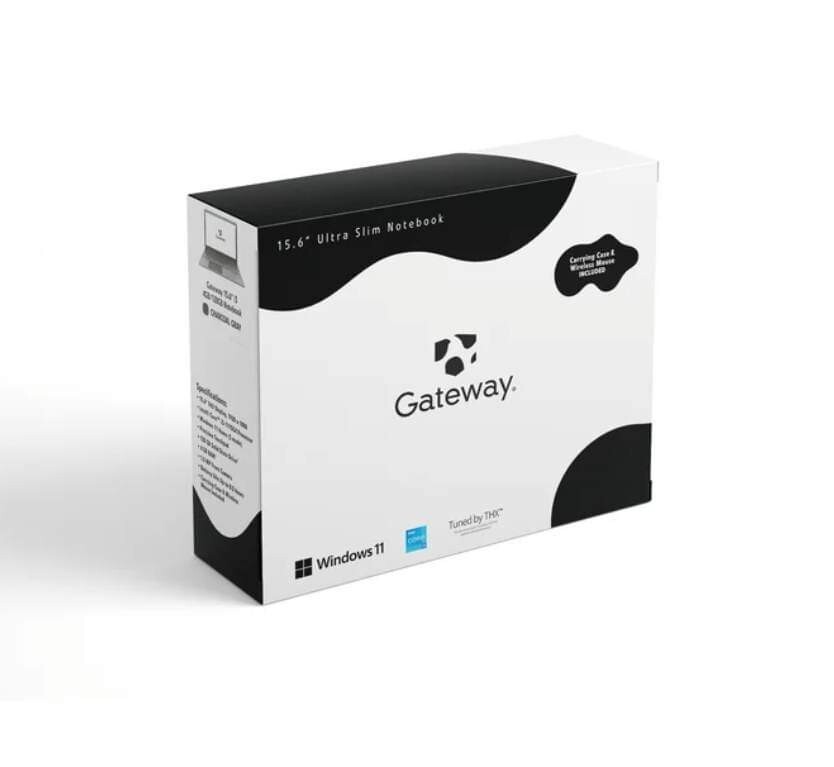 Gateway 15.6″ Ultra Slim Notebook 128GB 11th Gen Intel Core i3-1115G4 Processor
