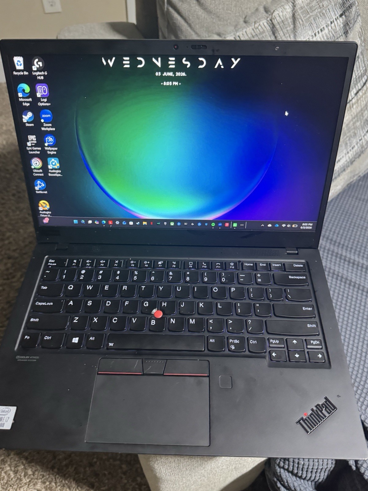 Lenovo ThinkPad 14 Intel core i7- 10 Gen 16GB RAM 512 GB SSD Windows 11 Black