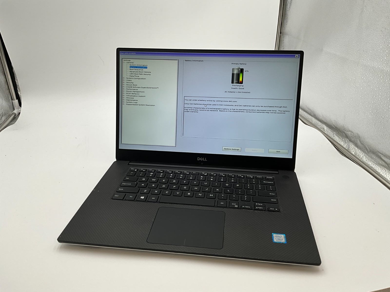 DELL XPS 15 9570 i7-8750H 32GB 1tb NVME GTX 1050TI LAPTOP 2LXHLQ2 *read*