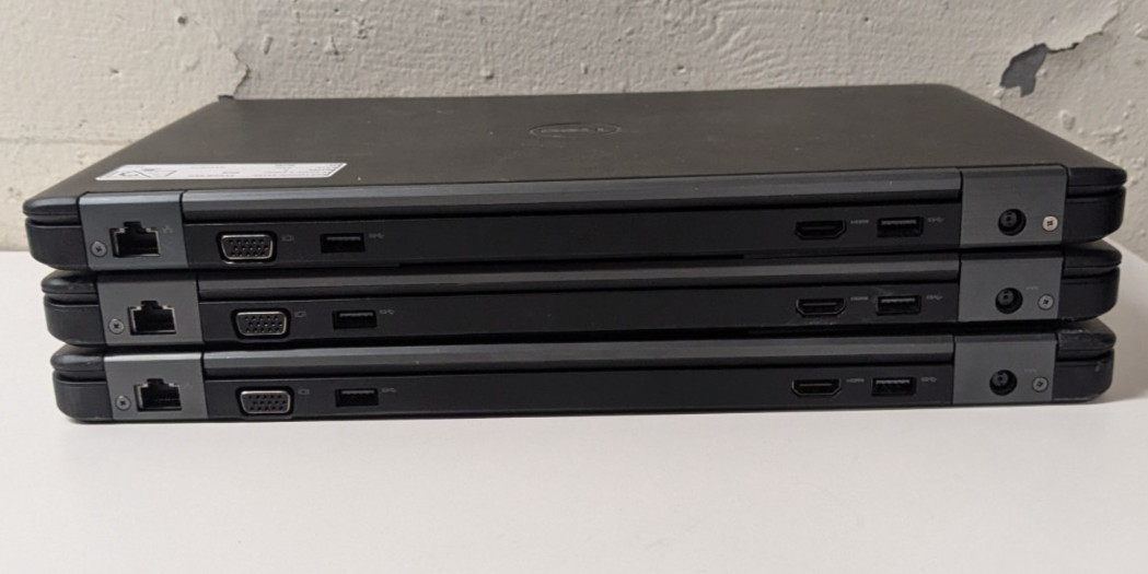 Lot of 3 Dell Latitude E5450 14″ Intel Core i7-5600U 2.60GHz SOLD AS-IS