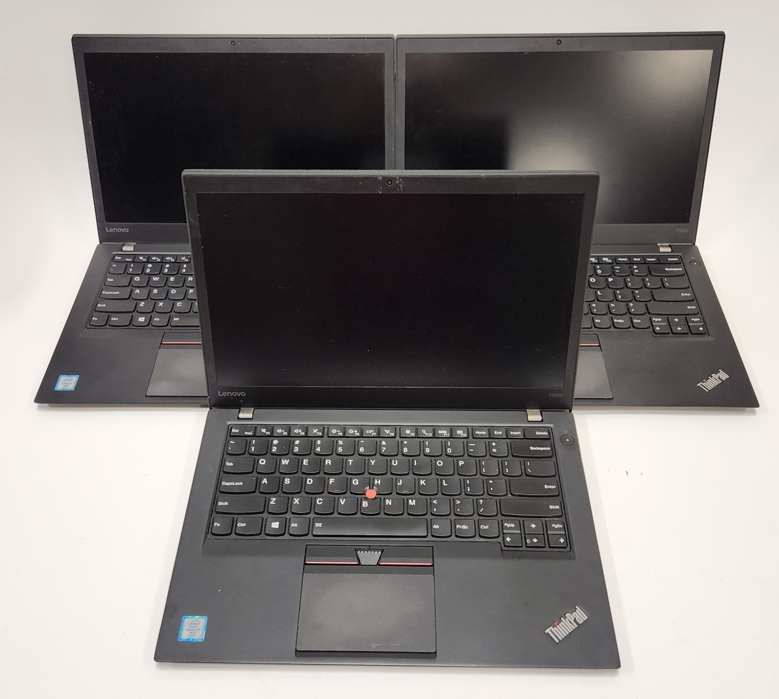 Lot of 3 Lenovo ThinkPad T460S i7-6600U 2.6Ghz 4GB RAM NO SSD NO AUDIO *READ*