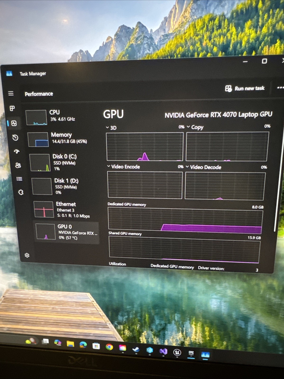 Dell G16 7630 Gaming Laptop 2.2 GHz i9-13900HX 32GB 1TB SSD RTX 4070 1600p240hz