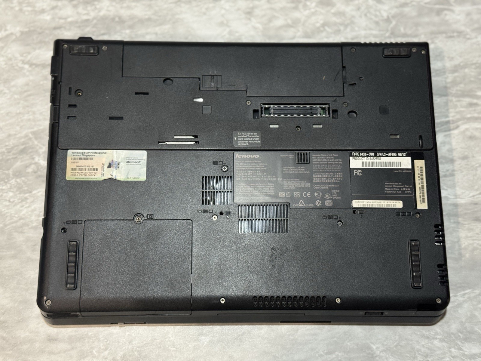 Lenovo ThinkPad Z61M Intel Core Duo T2400 1.83GHz 2gb RAM 200gb HDD Windows XP