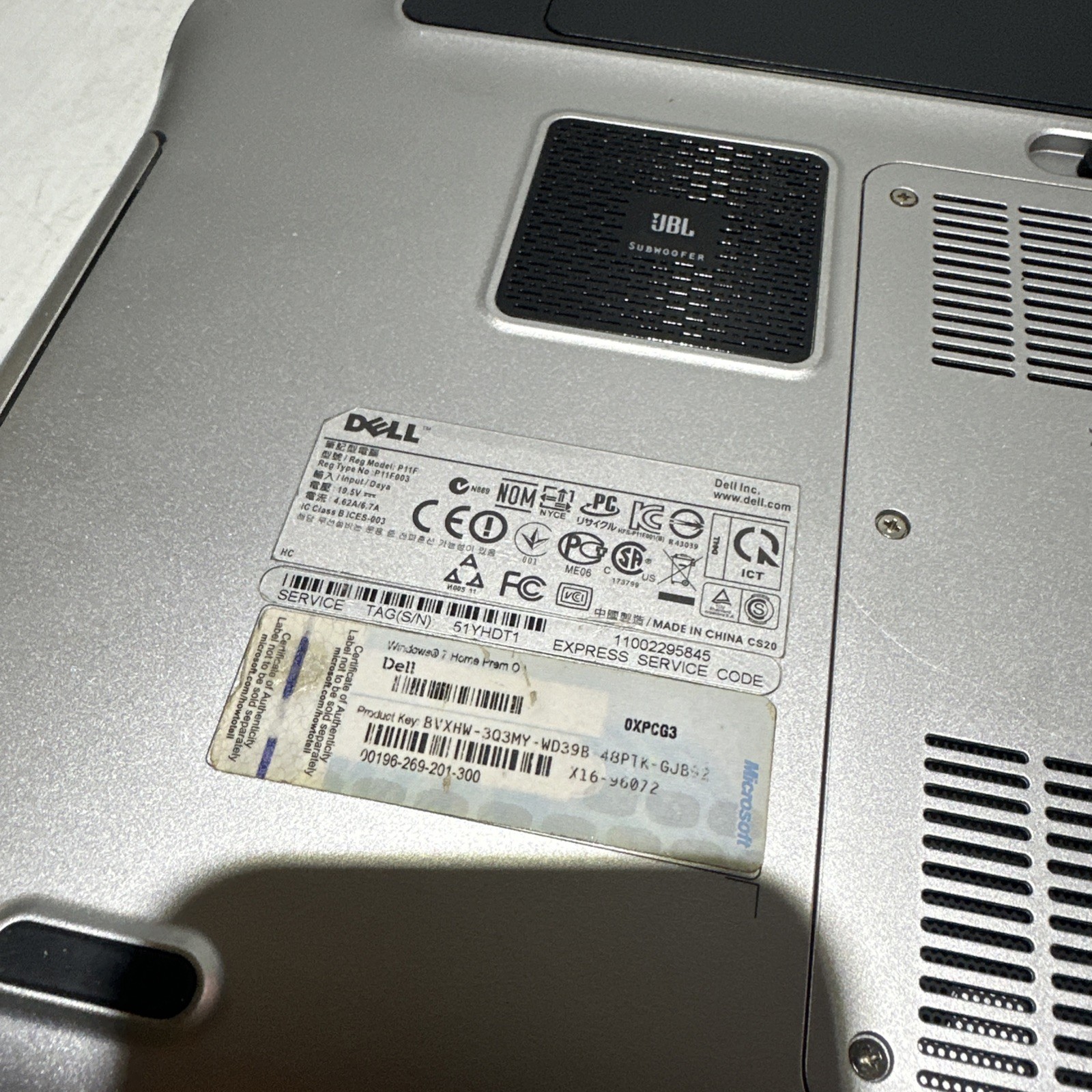 Dell XPS L502X 15″ Laptop i7-2670QM 8gb Ram 1 TB HDD Windows 10 Home