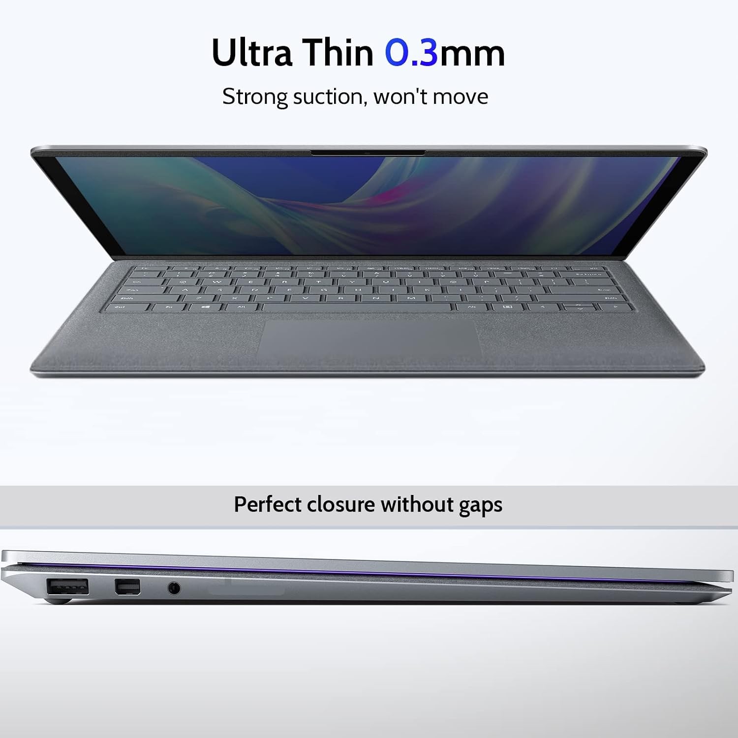 Magnetic Privacy Screen for Surface Laptop Go 3/2/1 Gen 12.4 inch, Anti Glare Fi