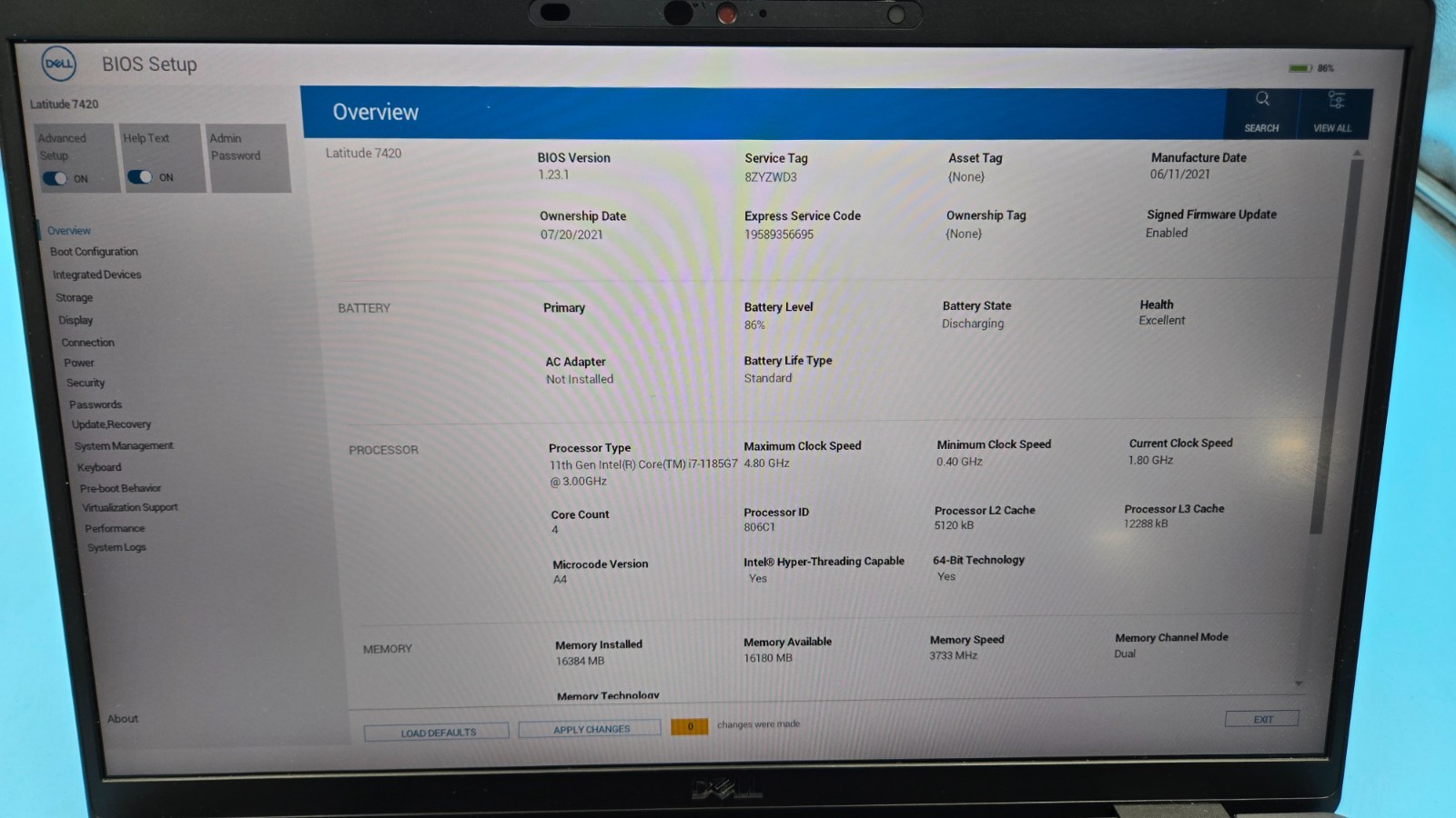 Dell Latitude 7420 | Intel Core I7-1185G7 | 16GB RAM | SSD Options