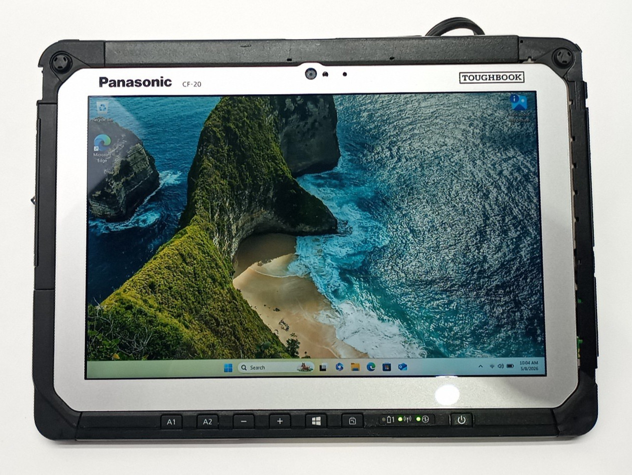 Panasonic ToughBook CF-20 m5-6Y57 VPRO@1.10GHZ 8GB RAM 256GB M.2 WIN 11 WH452*!