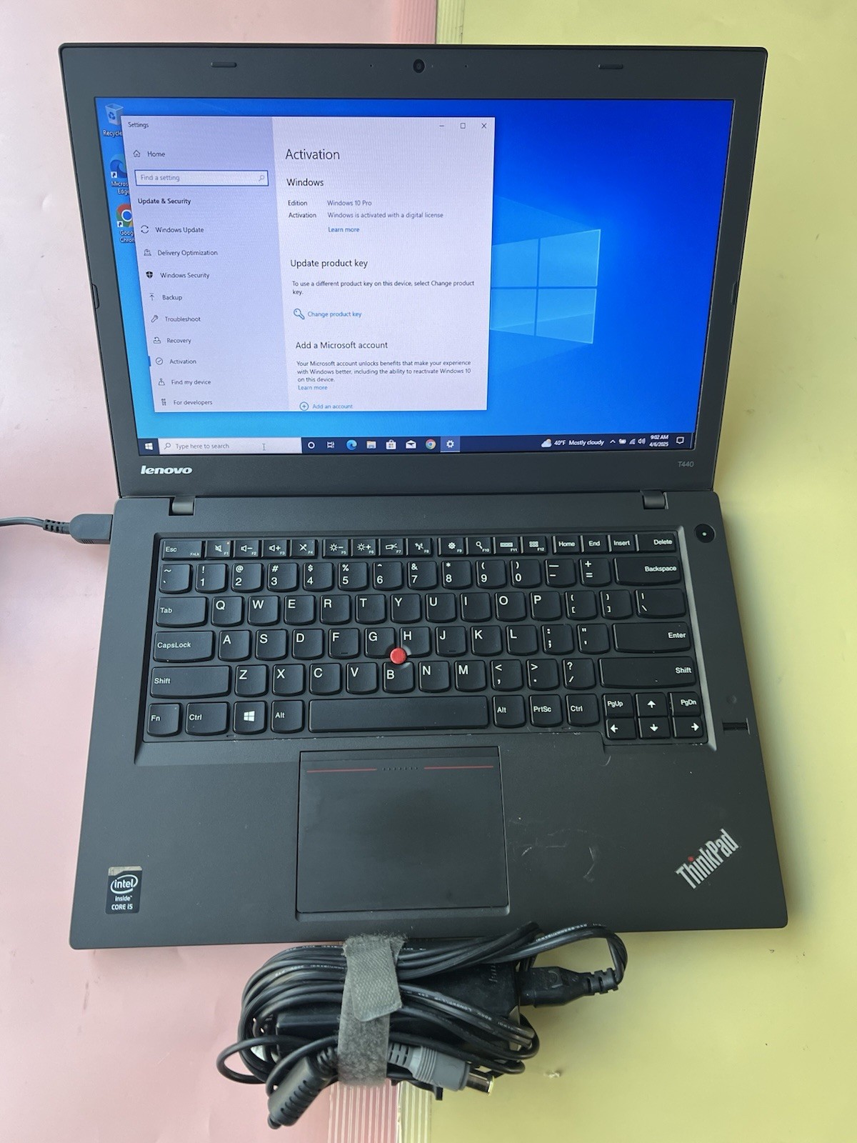 LENOVO THINKPAD T440 14″ Intel Core i5-4200U 8GB RAM 500GB HDD WEBCAM