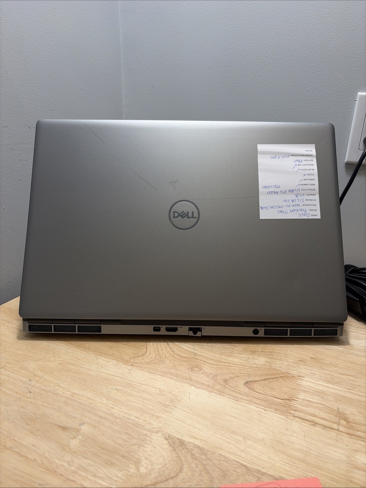 Dell Precision 7760 XEON W-11955M 2.60GHZ 64GB 512GB NVIDIA A4000 WiFi W11 Cord