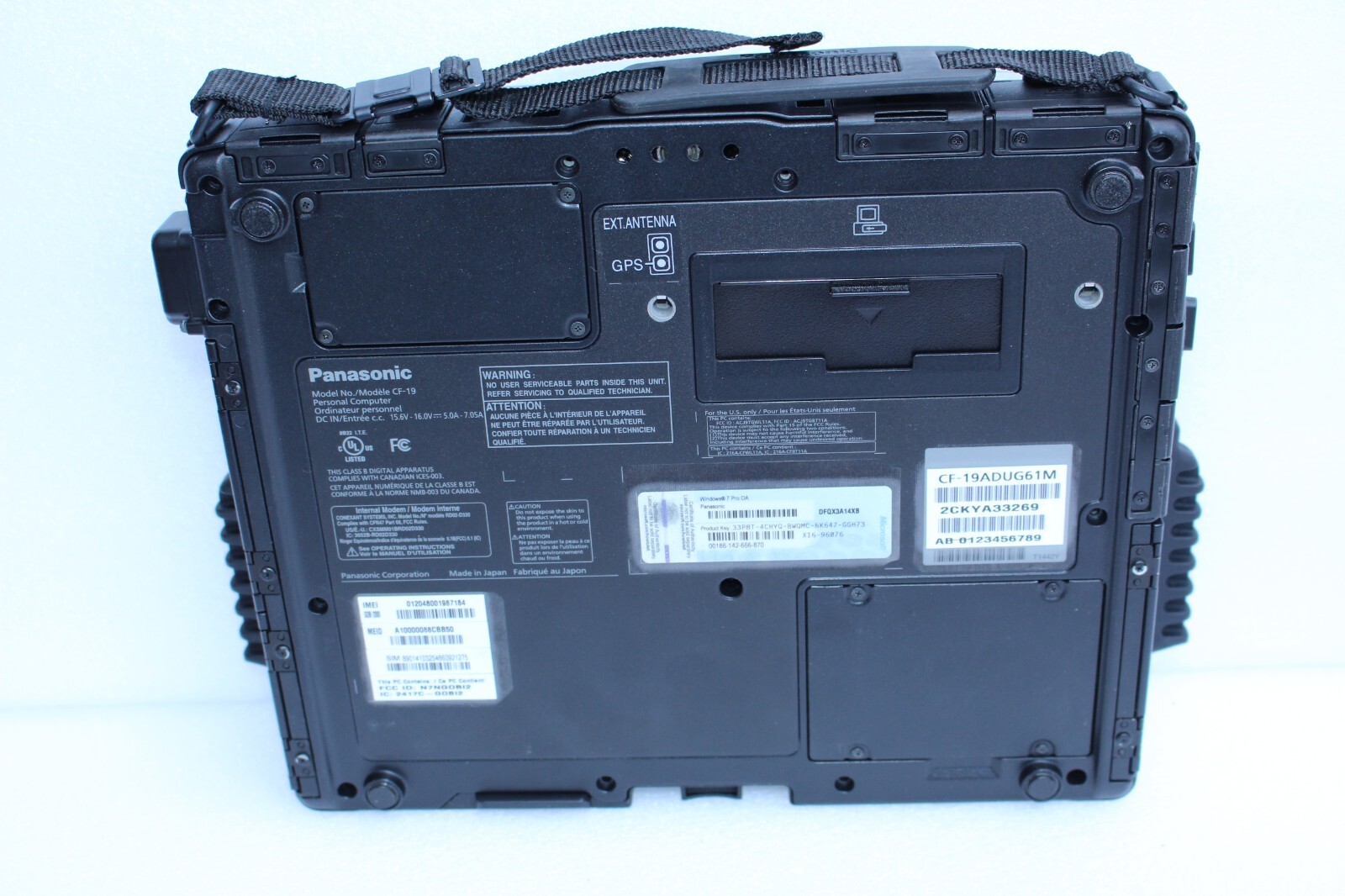 Panasonic TOUGHBOOK CF-19 MK-5 Core i5-2520M 16GB/ 512GB SSD/GPS/ Win7 PRO64/