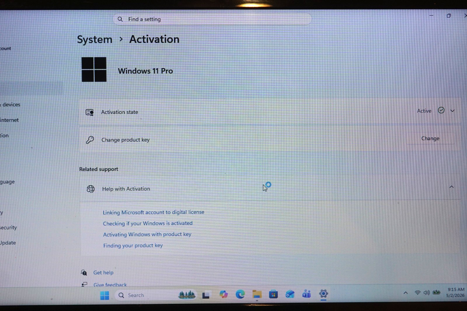 Active Latest 25H2 WIN11 PRO Toshiba L55-A5299 Gen4 i7@2.40GHz,8GB RAM,1TB HDD