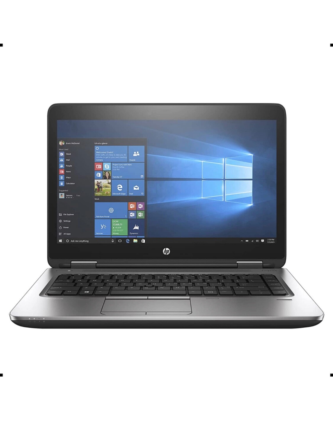 HP ProBook 640 G3 14″ (256GB SSD, Intel Core i5 7th Gen., 3.1GHz, 8GB)…