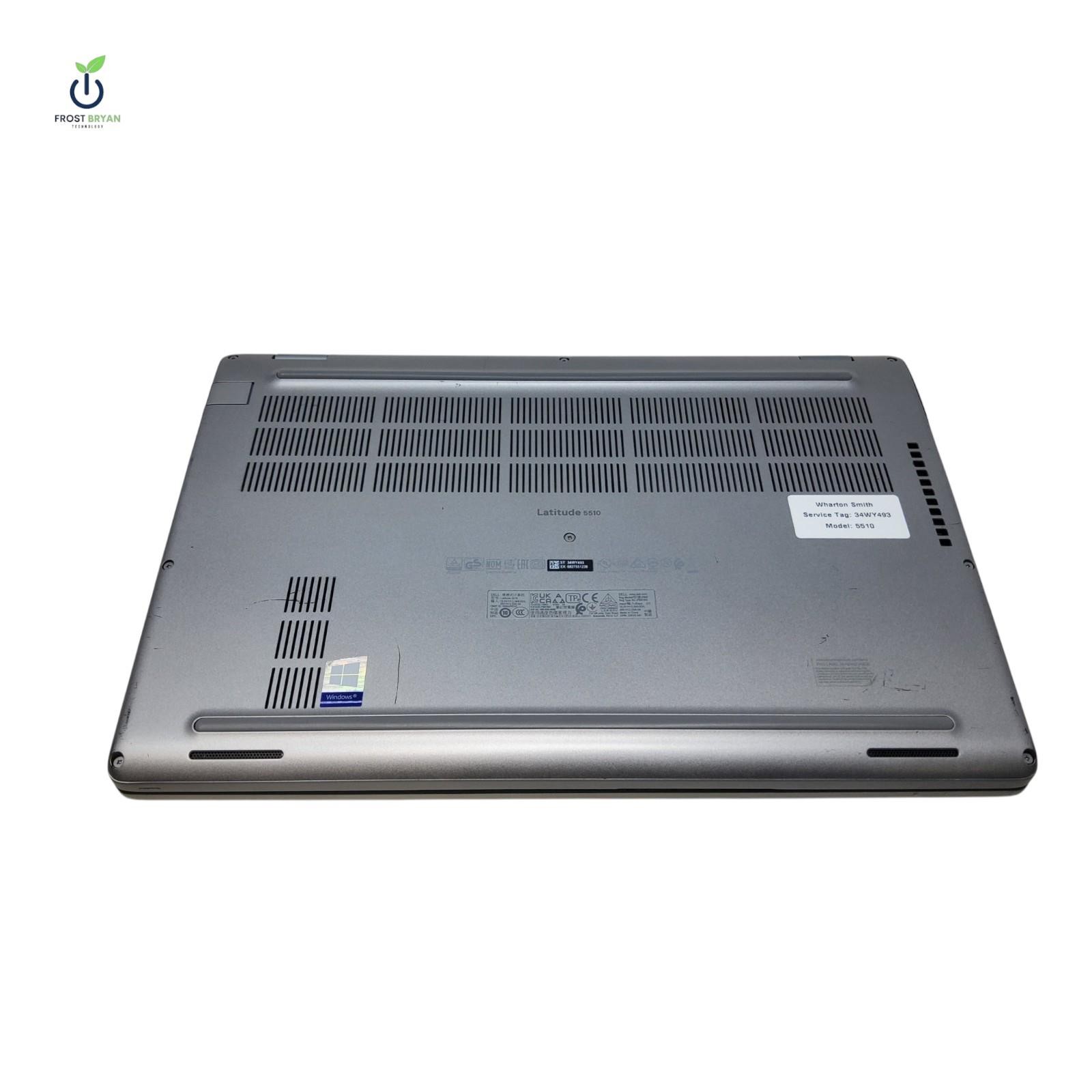 DELL Latitude 5510 Laptop i7-10610U@1.80GHz 16GB 512GB No OS Grade C [READ]