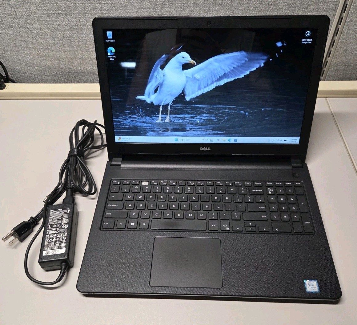 Dell Inspiron 5566 i5-7200U 2.50GHz 16GB DDR4 RAM 500GB M2 SSD *MISSING F3 KEY*