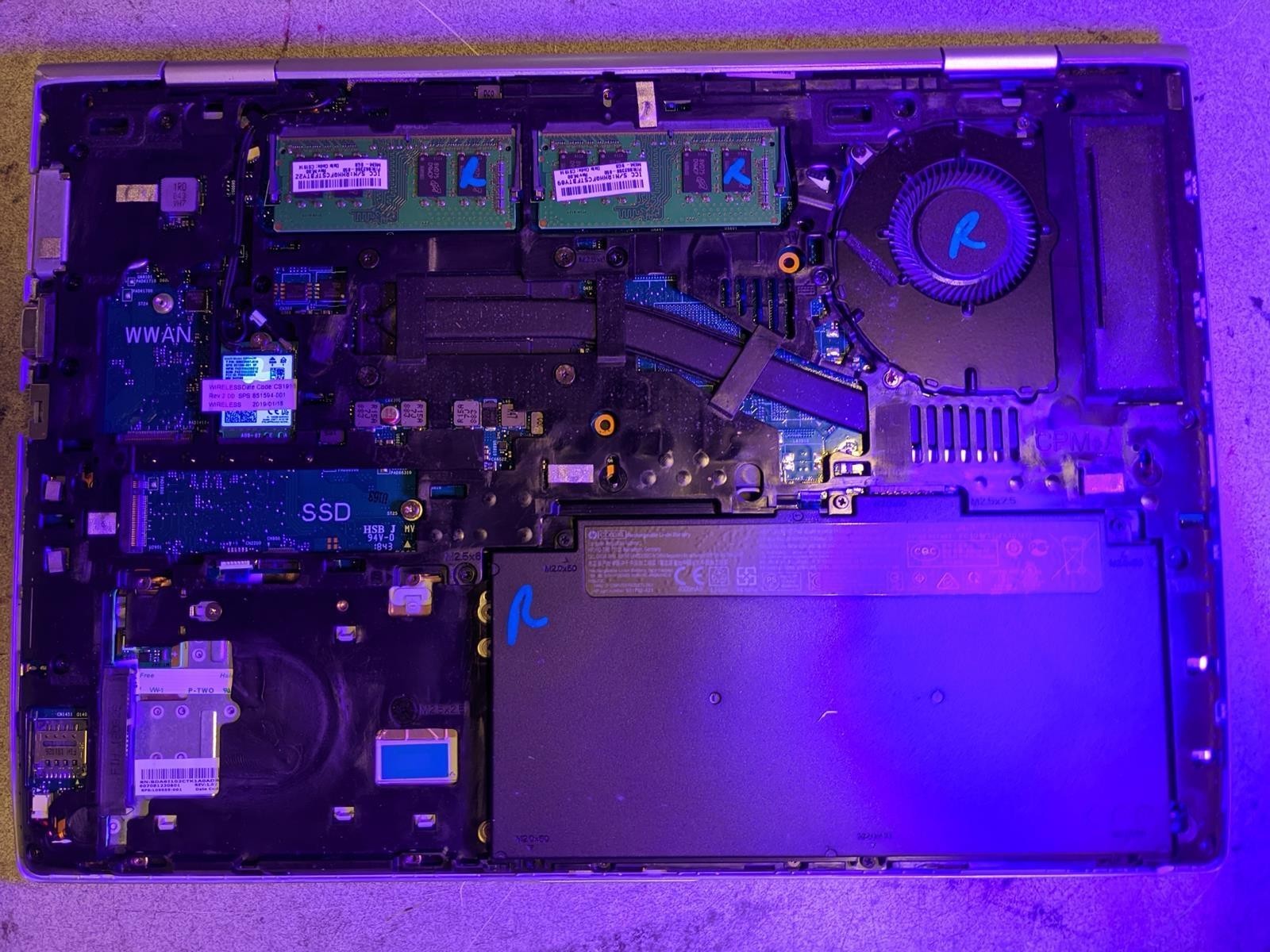 HP PROBOOK 640 G4 i5-8350U @ 1.7GHz, 16GB RAM, NO HDD/OS