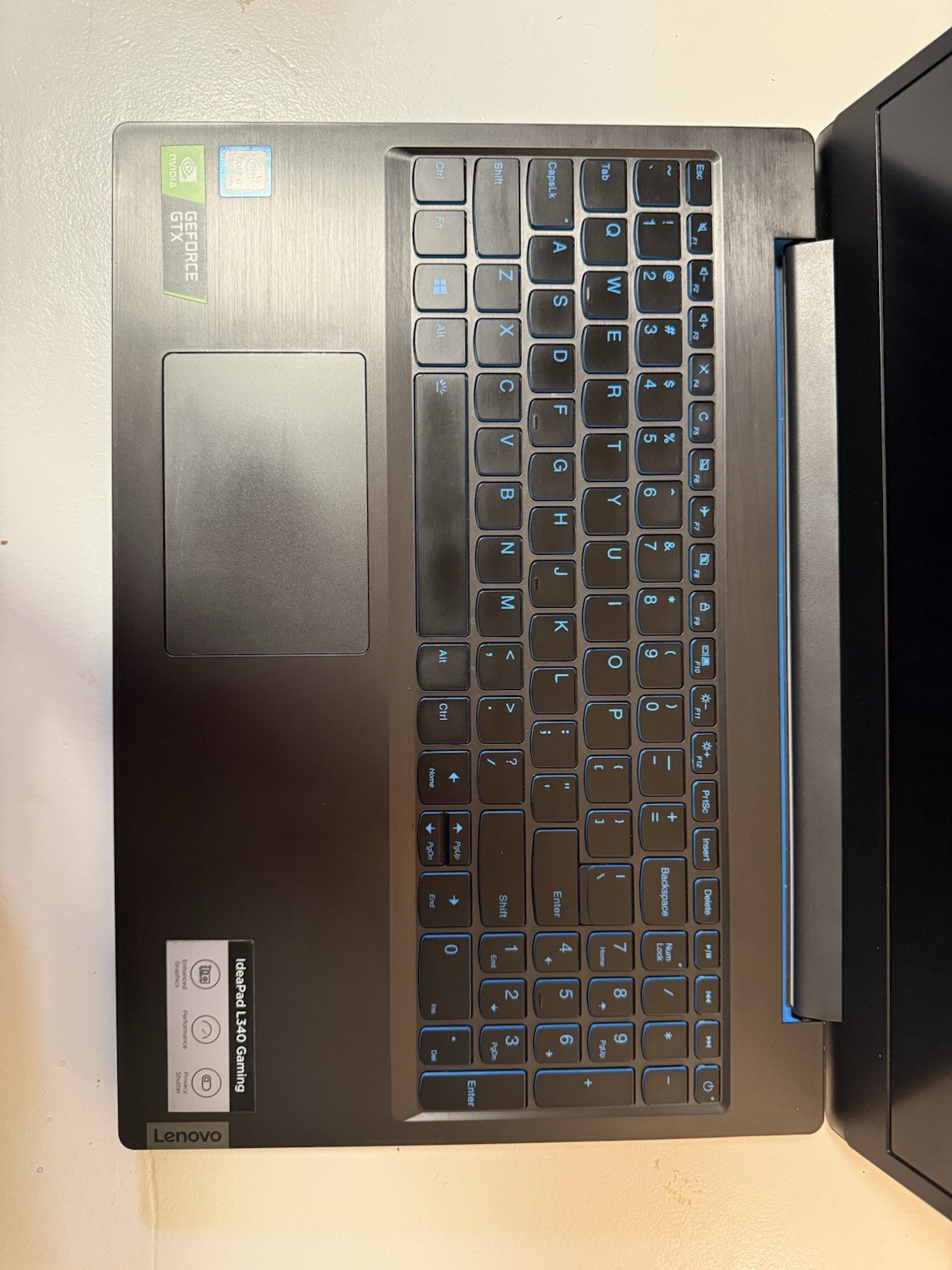 Lenovo IdeaPad L340 Gaming 15.6in i7-9750H 8GB 238GB SSD GTX 1650 Win 11