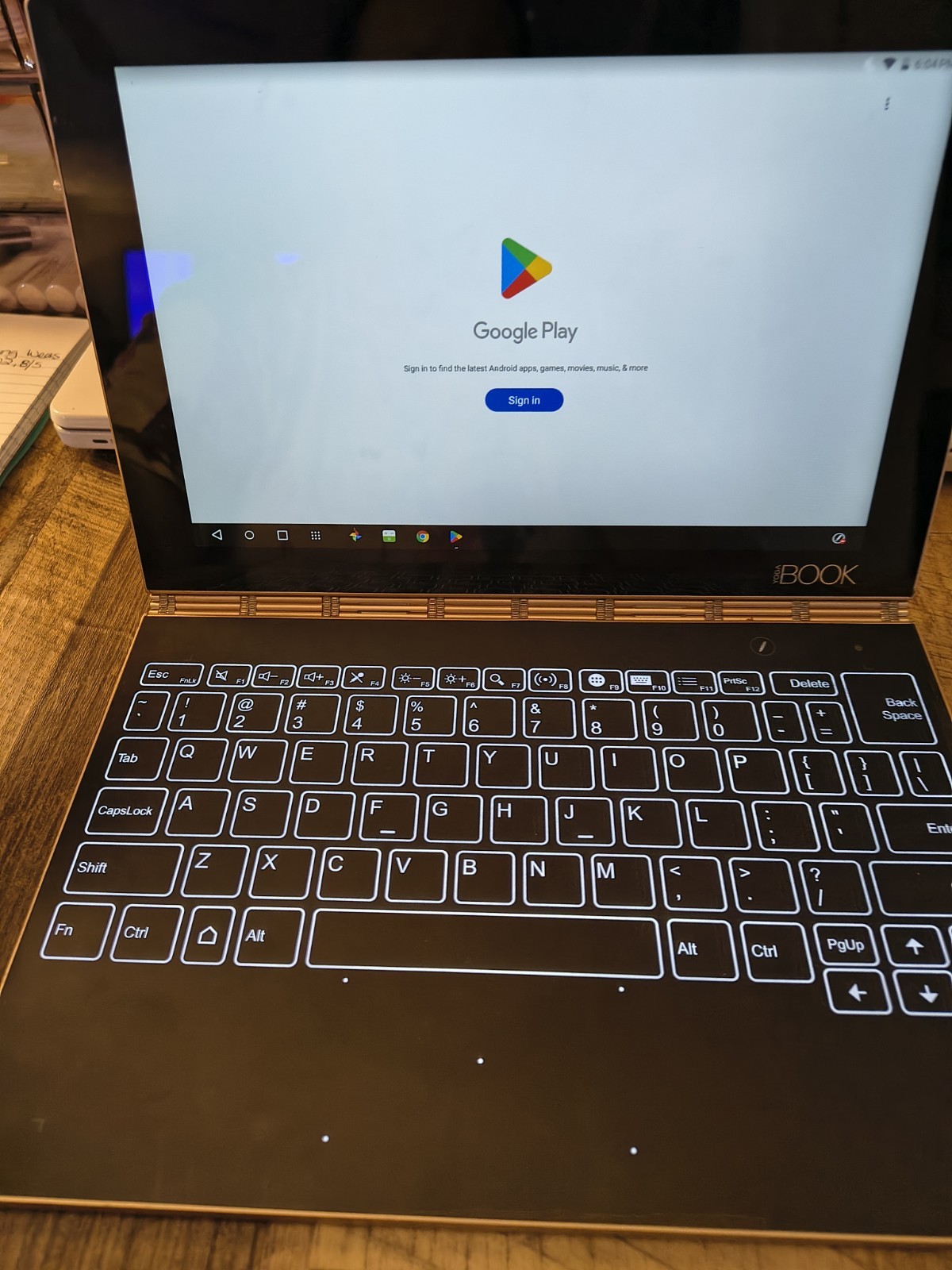 Lenovo Yoga Book YB1-X90F 64GB Wifi 10.1 In Champagne Gold Used