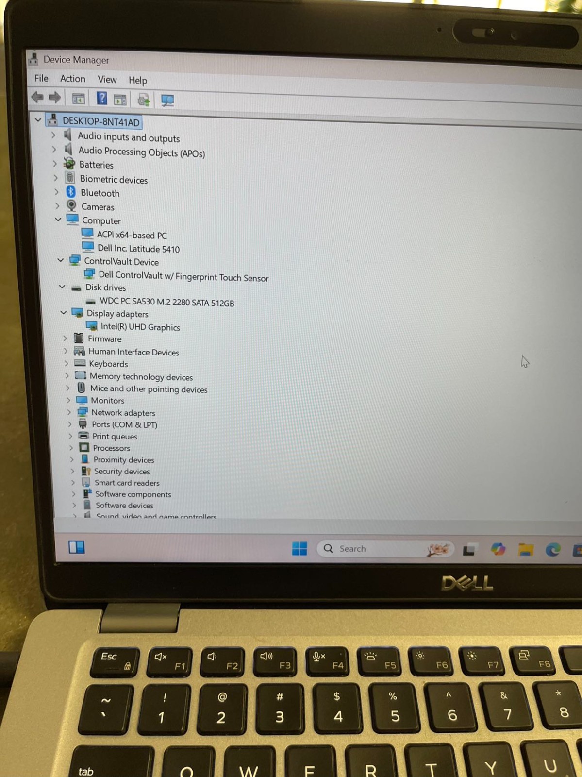 Dell Latitude 5410 14″ Core i7-10610U 16GB RAM 512GB SSD M.2 Win 11 WIFI W/ AC