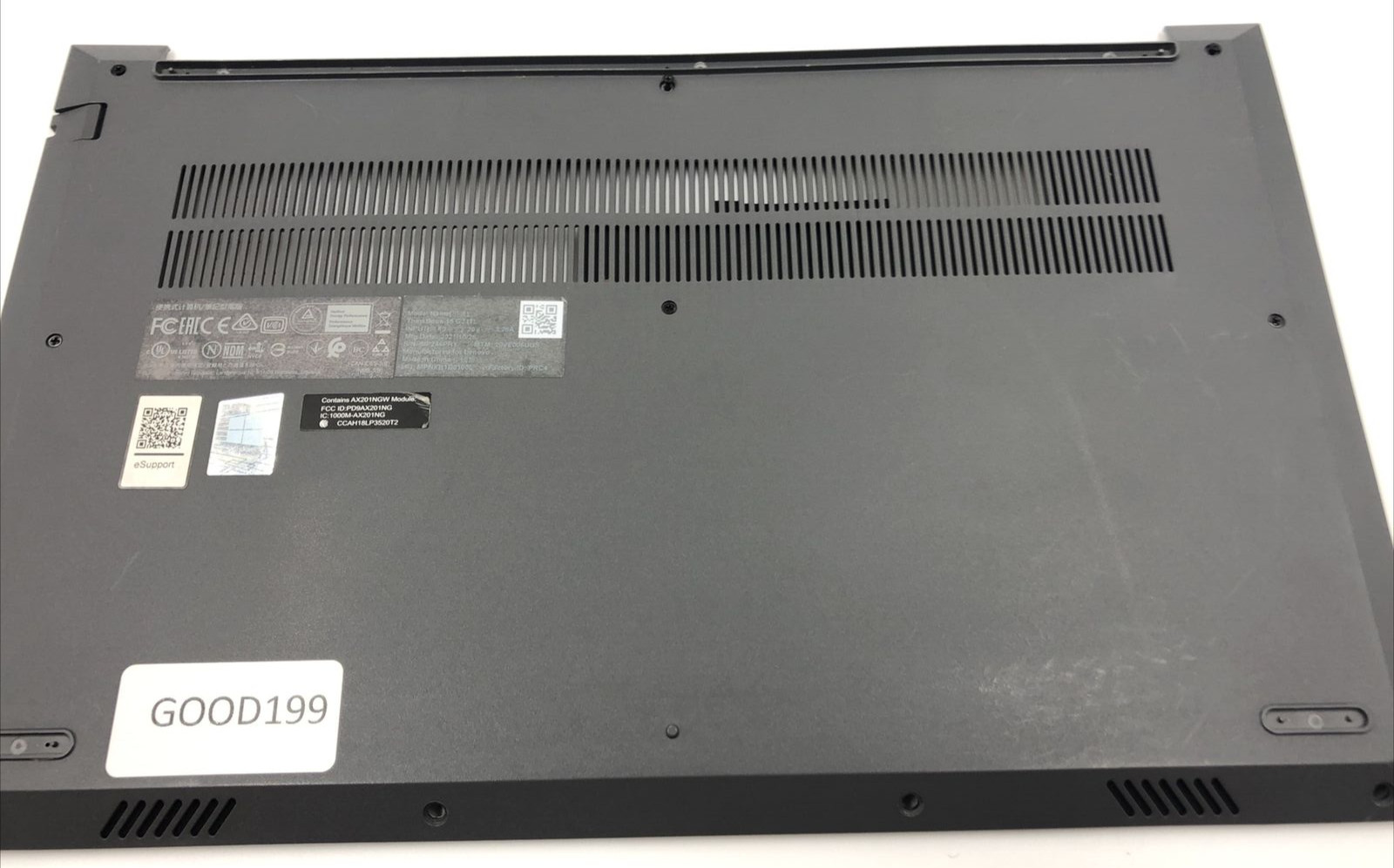 Lenovo ThinkBook 15 G2 ITL Bottom Cover – OEM Part with Minor Scratches