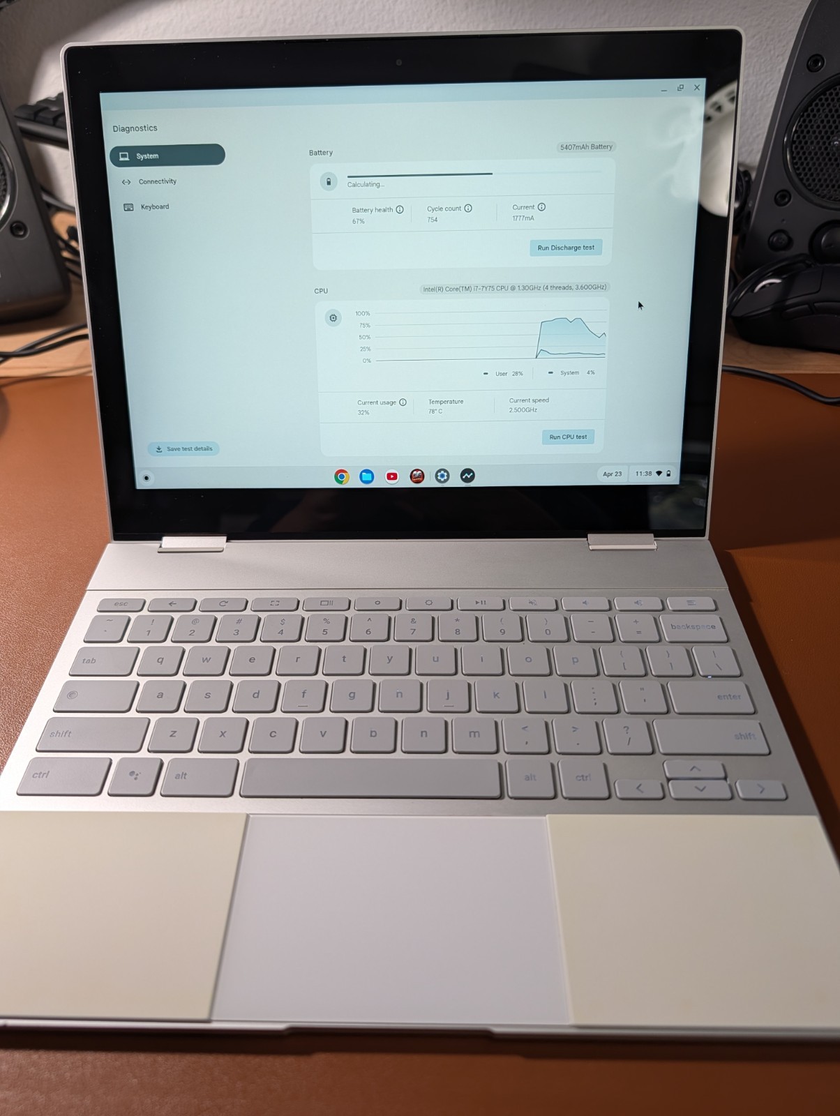 Google Pixelbook C0A Chromebook 12.3″ TouchScreen i7-7Y75 16GB RAM 512GB SSD