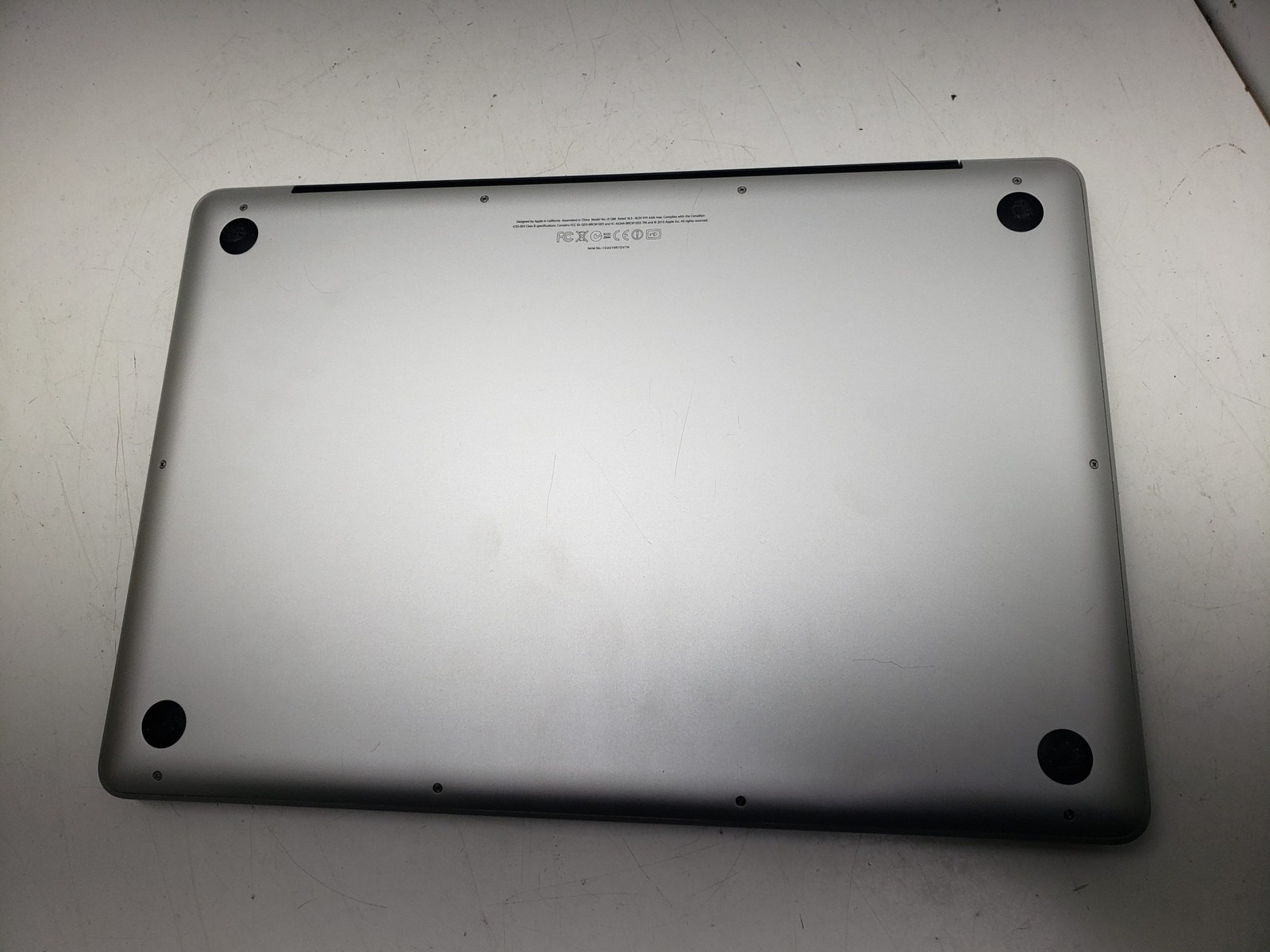 Macbook pro A1286 – no HDD – for parts or repair
