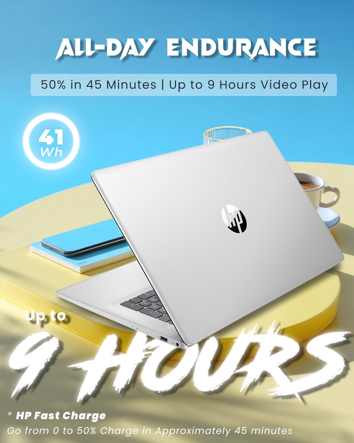 HP Touchscreen Laptop computer 17.3″ Ryzen 5-7430U UP TO 32GB RAM 1TB Win11Pro