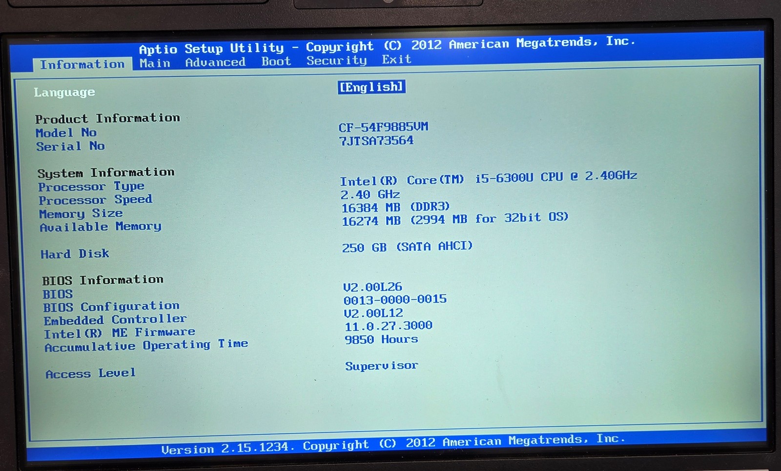 RED Touch Toughbook CF-54 MK2 2.4GHz i5 16GB 250GB LTE GPS DVD NEW BAT – 207647