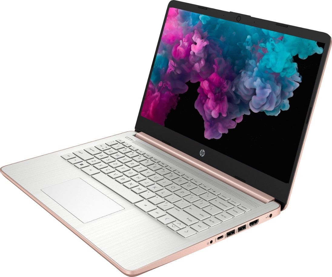HP – 14″ Laptop – Intel Celeron – 4GB Memory – 64GB eMMC – Rose Gold