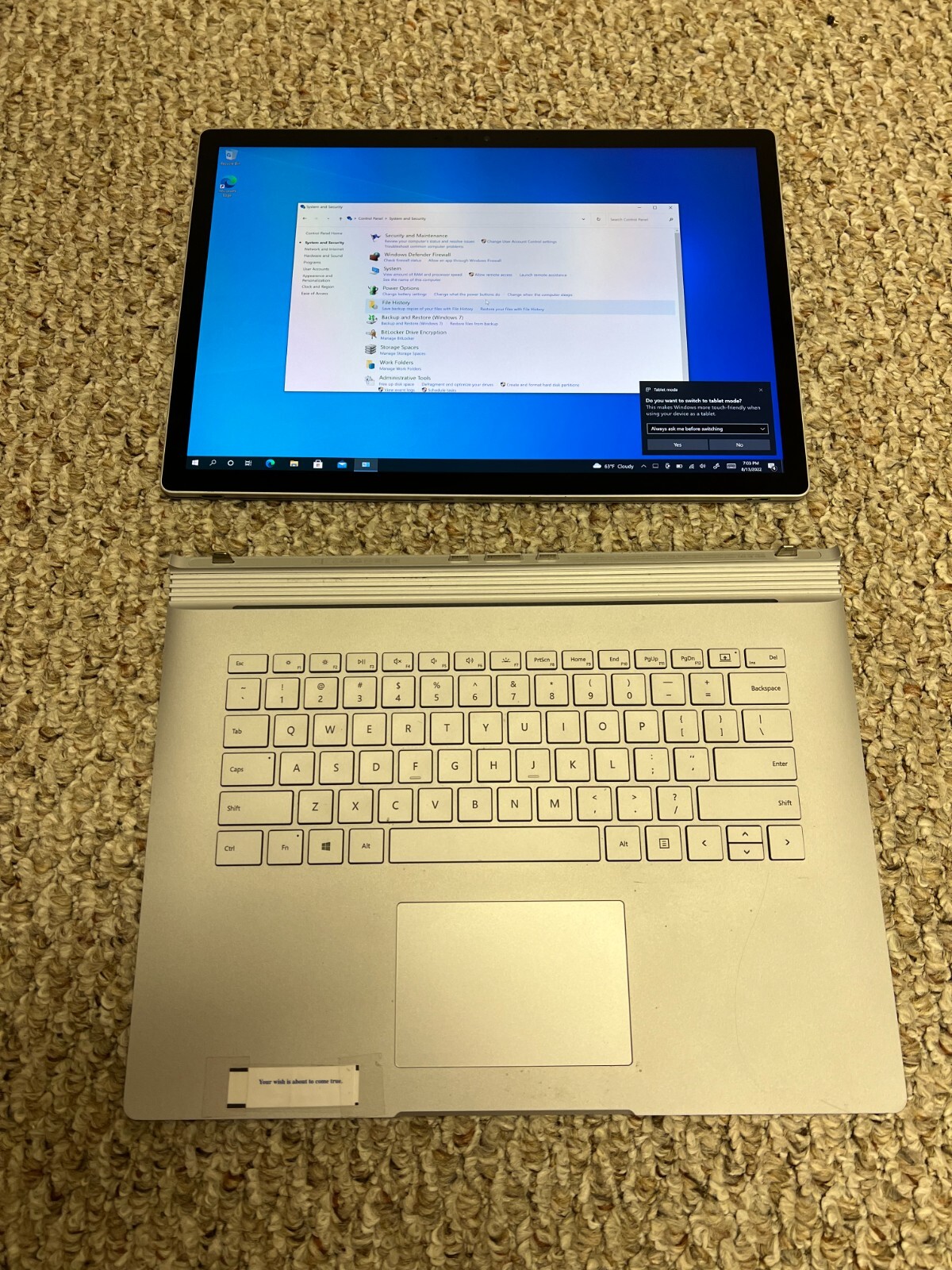 Microsoft Surface Book 2 15 Intel Core i7-8650U 16GB 512GB NVIDIA GTX 1060 Touch