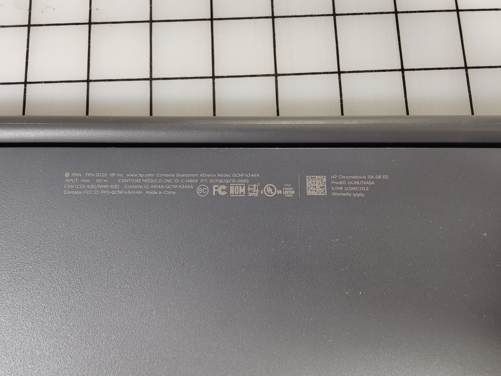HP Chromebook 11 G6 EE (16GB SSD, Intel Core N3350, 1.10 GHz, 4GB RAM) Laptop –