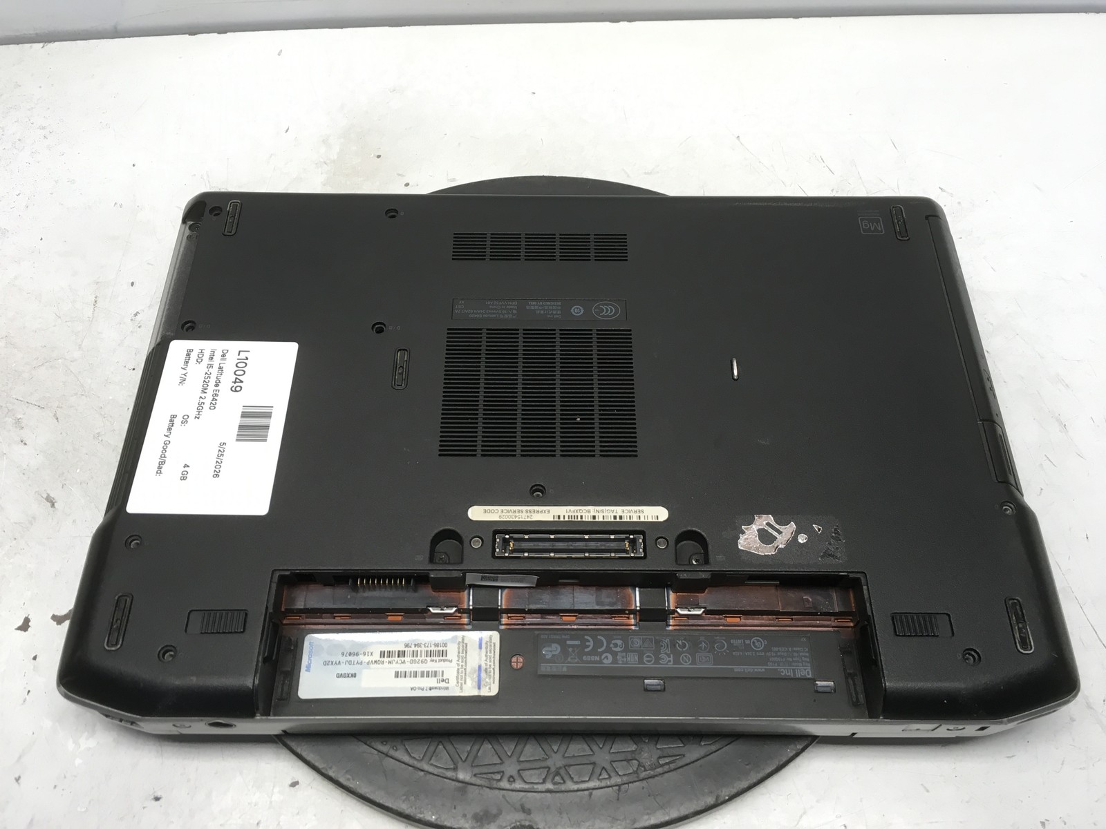 Dell Latitude E6420 Intel i5-2520M 2.5GHz 4 GB NO HDD No Batt