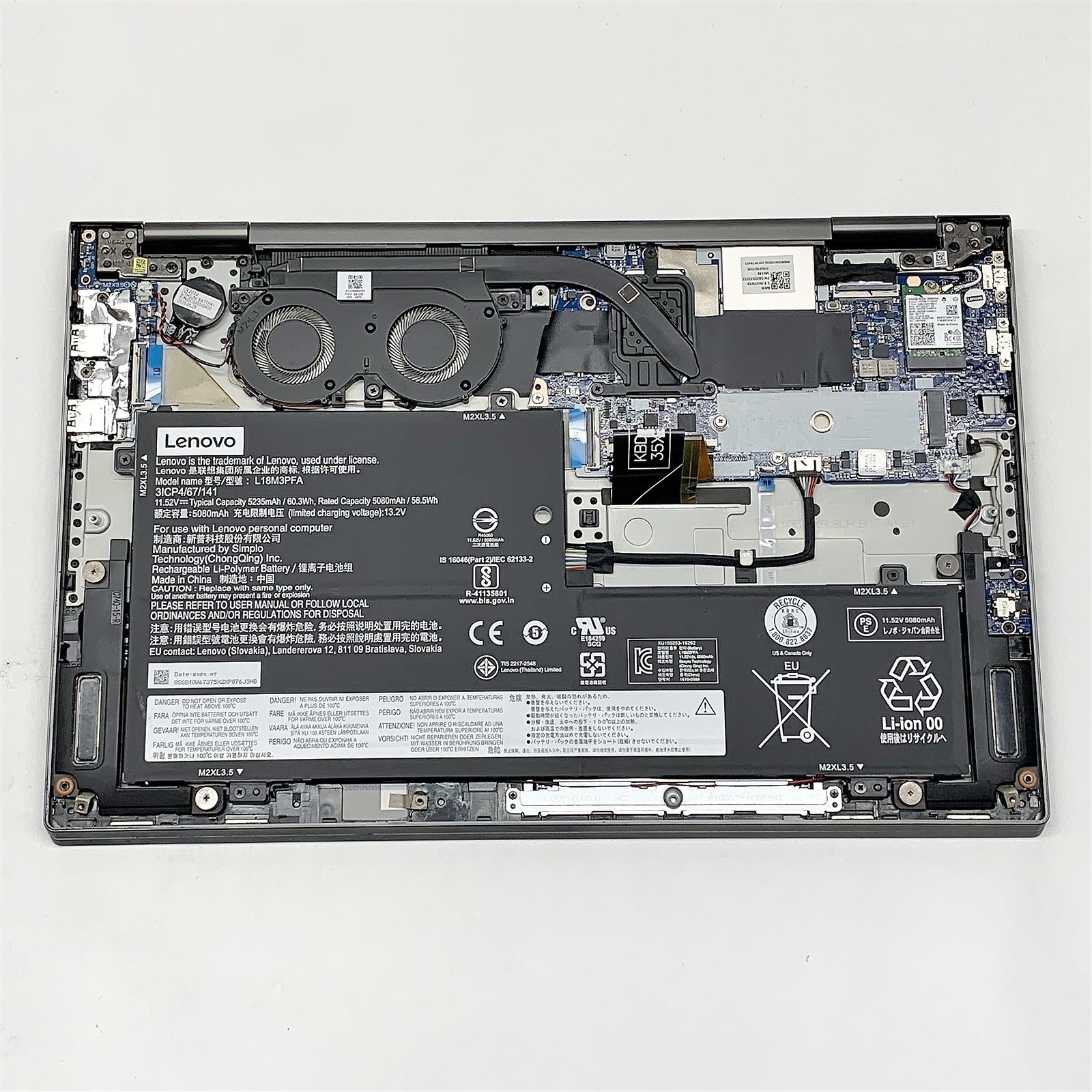 Lenovo Yoga C740-15IML Laptop Intel Core i5 10th Gen. CPU 15.6″ 8GB NO HDD Parts