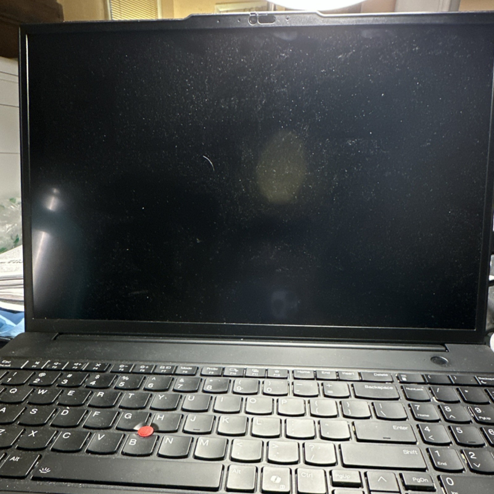 Lenovo ThinkPad 15.6in Black Laptop Notebook w/ Built-In Webcam, No OS