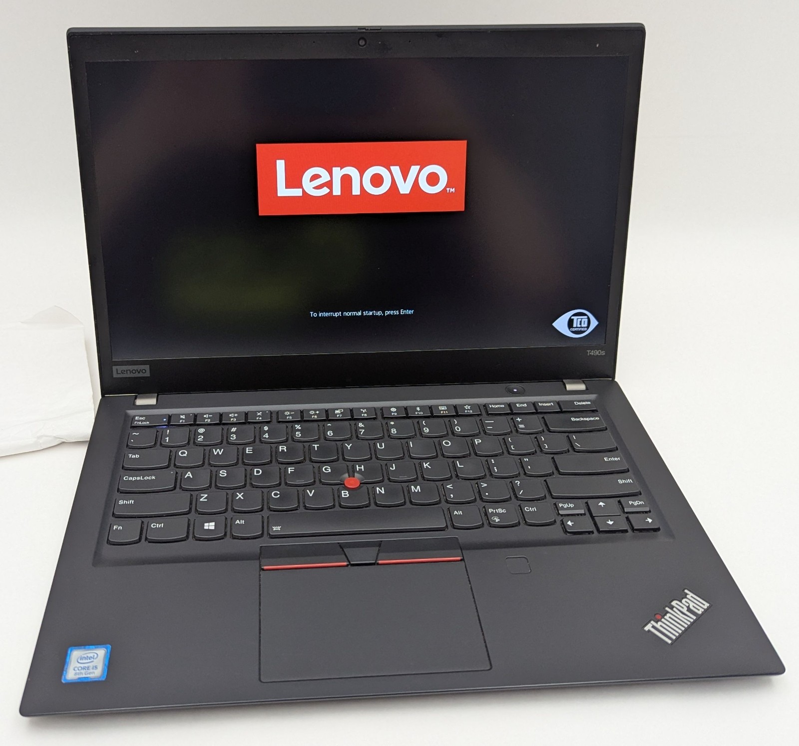 Lot of 3 Lenovo ThinkPad T490s 14″ Laptop i5-8265U 1.6GHz 8GB RAM *BAD TOUCHPAD