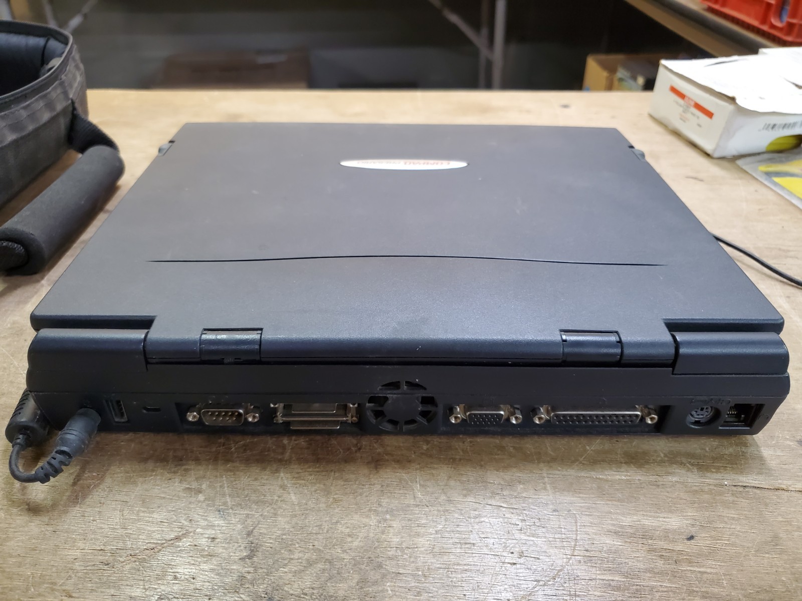 COMPAQ PRESARIO 1694 Windows 98 Laptop for Recovery Repair, DVD Cords Disks Case