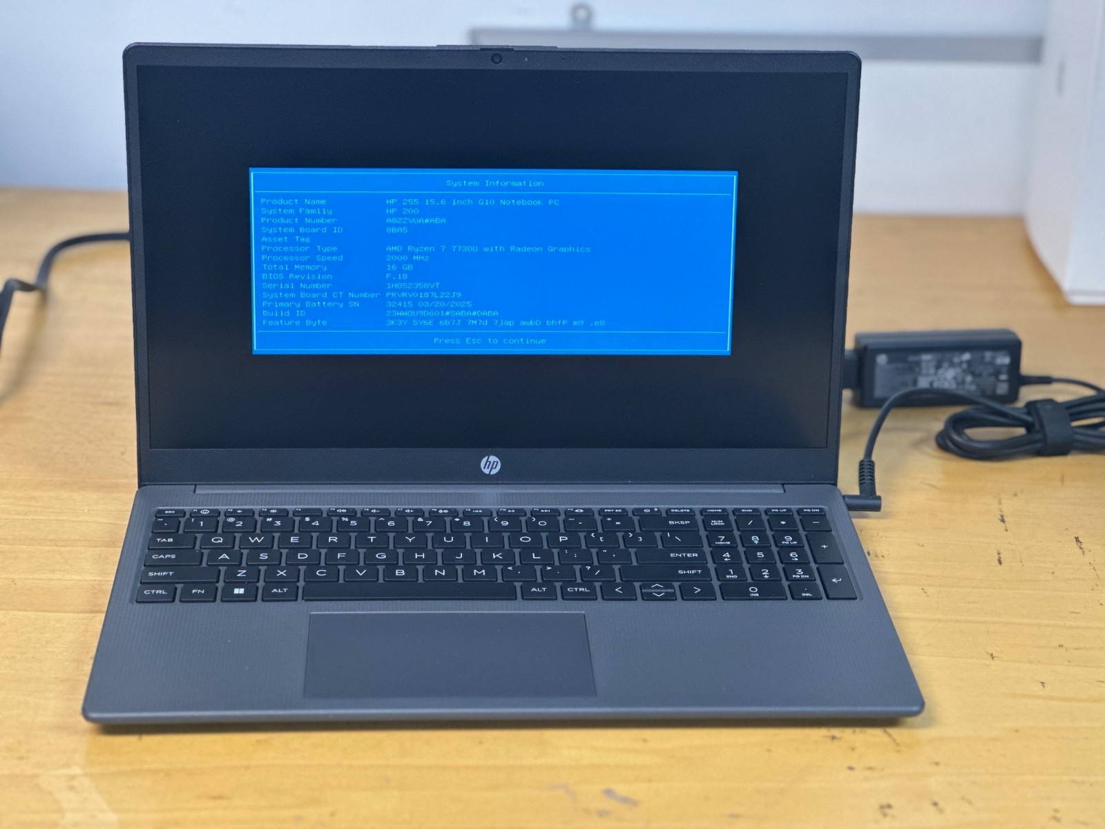 HP 255 G10 15.6″ Ryzen 7 7735U 16GB 512GB A82ZVUA
