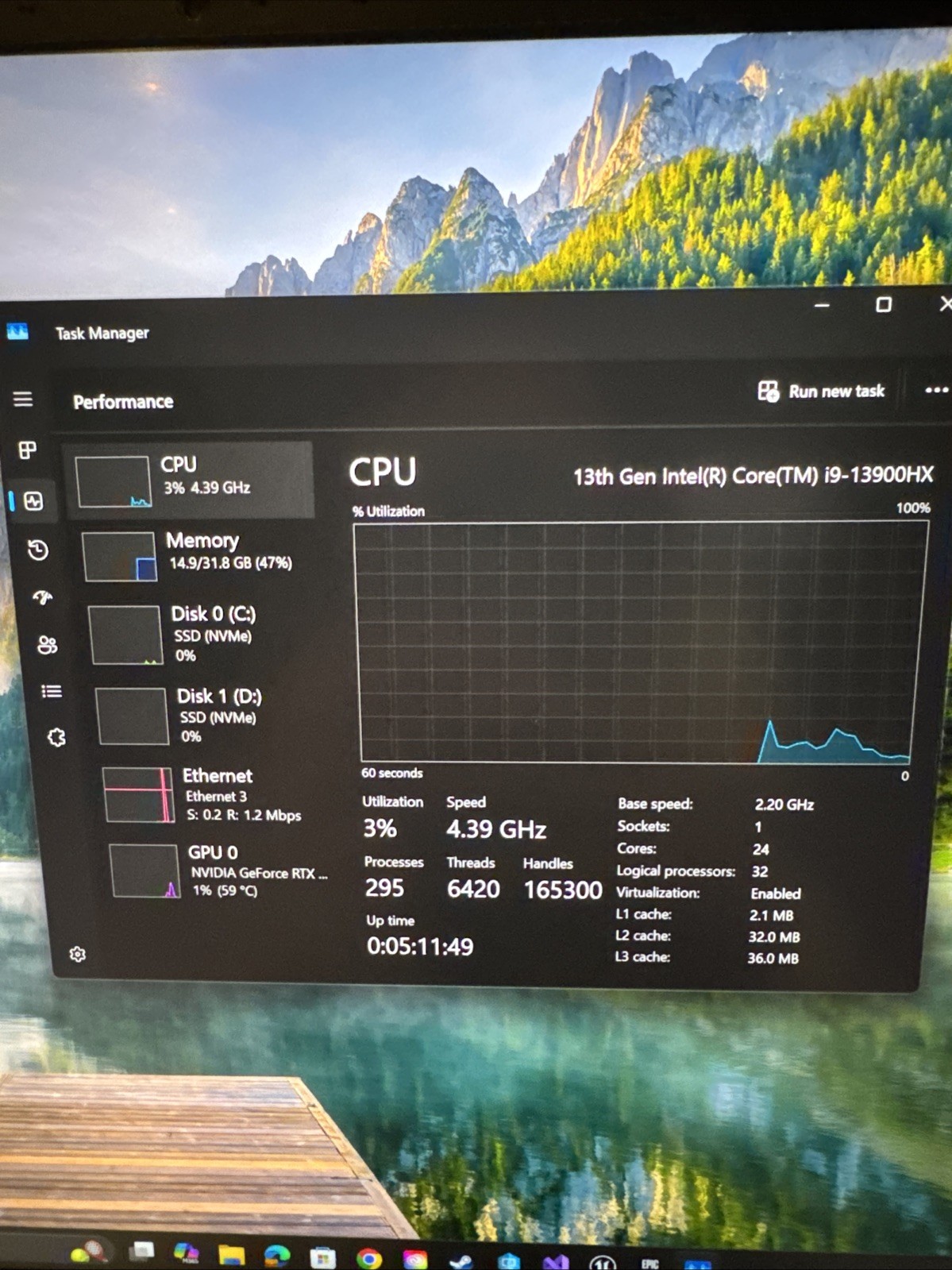 Dell G16 7630 Gaming Laptop 2.2 GHz i9-13900HX 32GB 1TB SSD RTX 4070 1600p240hz