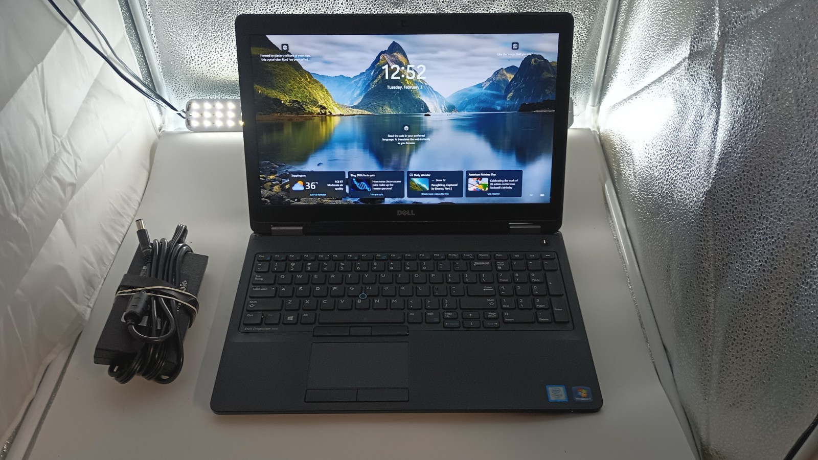 Precision3510 Gamer w/chargerRadeon R9.i5-6440HQ(4cores)8GB.192GB SSD.15.6″Touch