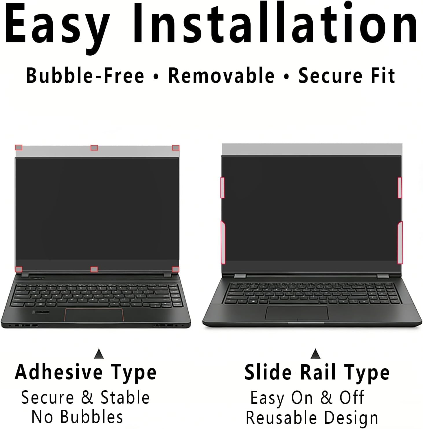 Laptop Privacy Screen 12 Inch 16:10, Anti-Spy Filter with Anti-Glare Protection