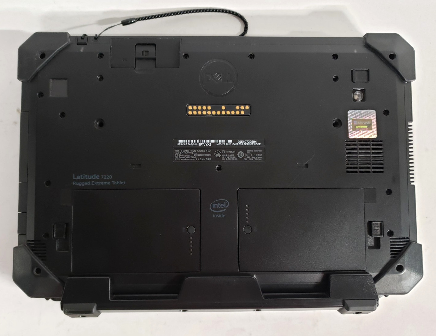 Dell Latitude 7220 Rugged Extreme Tablet i7-8665U 16GB RAM 512GB SSD Win 11 Pro