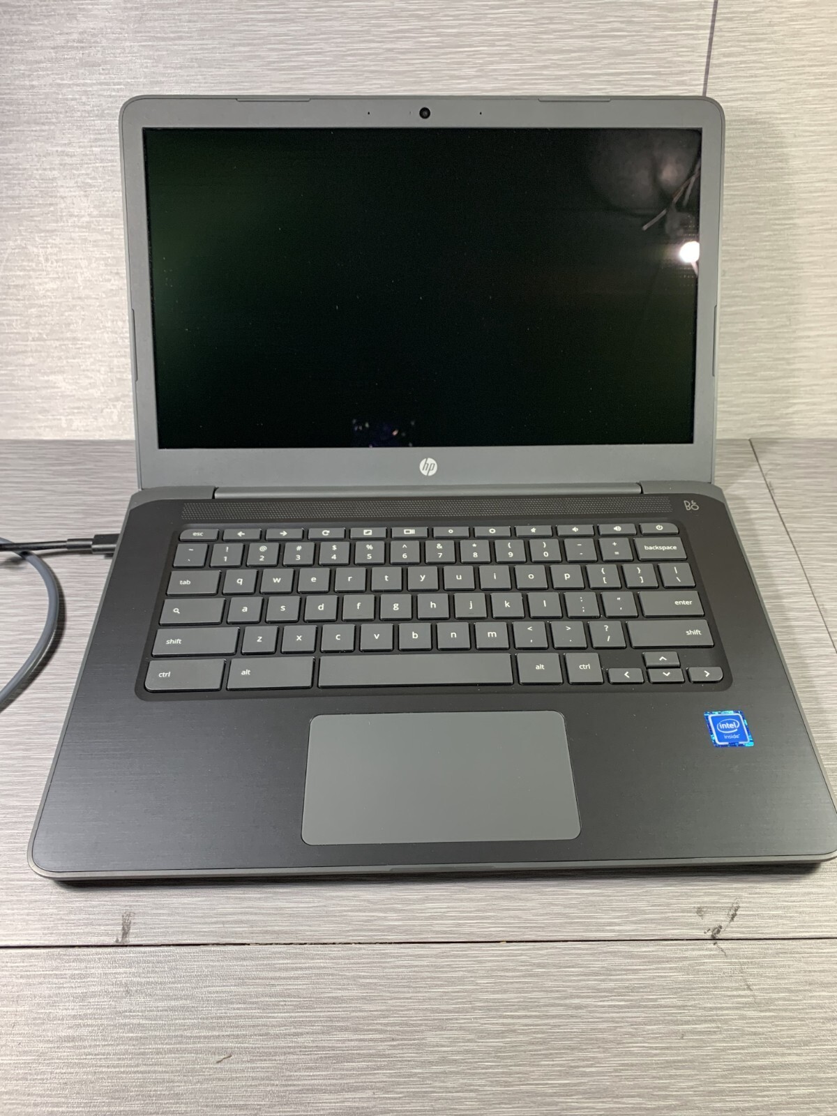 HP Chromebook 14-CA061DX 14″ Touchscreen Intel Celeron Laptop Gray | For Parts