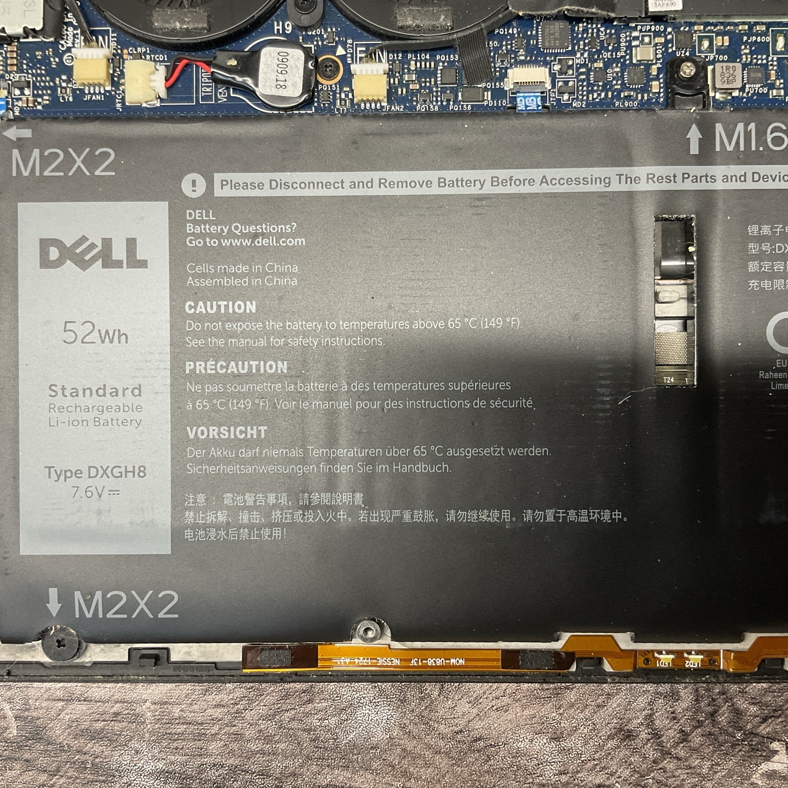 Dell XPS 13 9370 / i5 8th Gen / 16GB / No Power / No SSD / C10