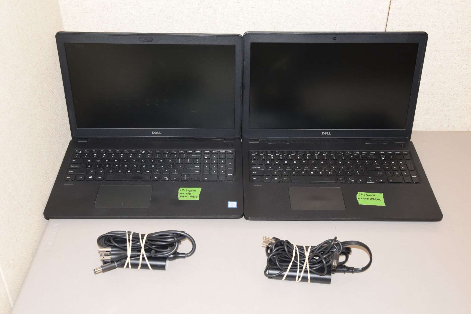 Lot 2 Dell Latitude 3580 15.6″ Laptop i7-7500U Incomplete AS IS Parts Repair