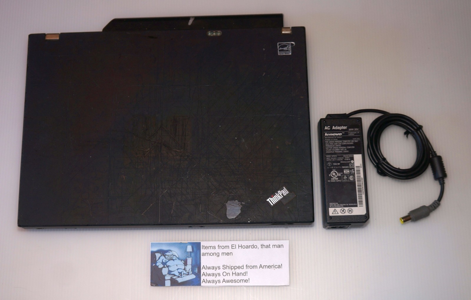 Lenovo ThinkPad T61 14″ Win XP Laptop 2.0 Ghz nVidia, 1440×900 2GB Ram 40GB HDD