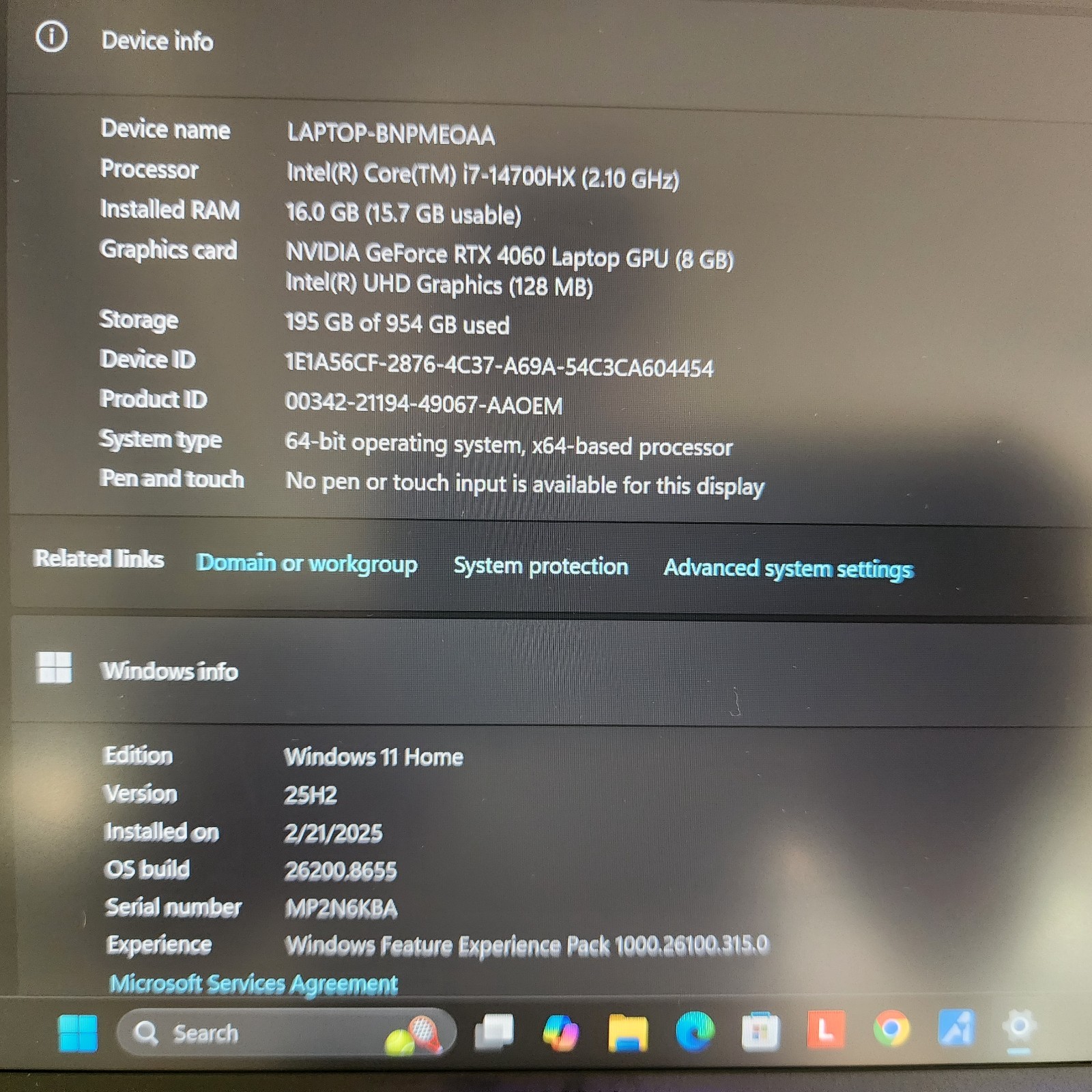 *MINT* Lenovo Legion 7 16IRX9 16″ i7-14700HX 16GB 1TB SSD RTX 4060 Laptop