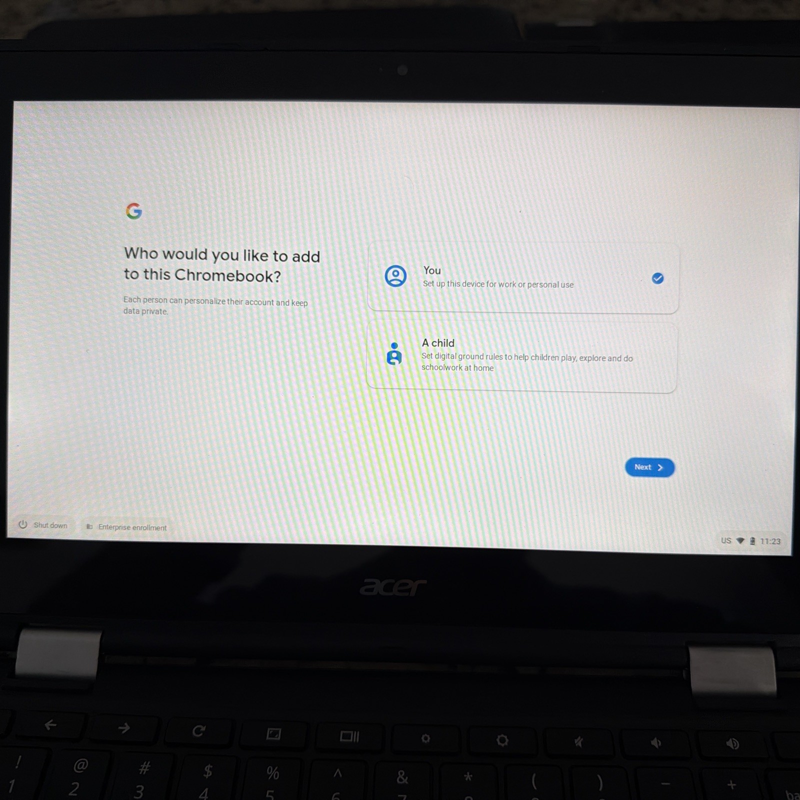 Acer Chromebook 2 In 1 Laptop- Tablet. Touchscreen. Latest Upgrades C738T