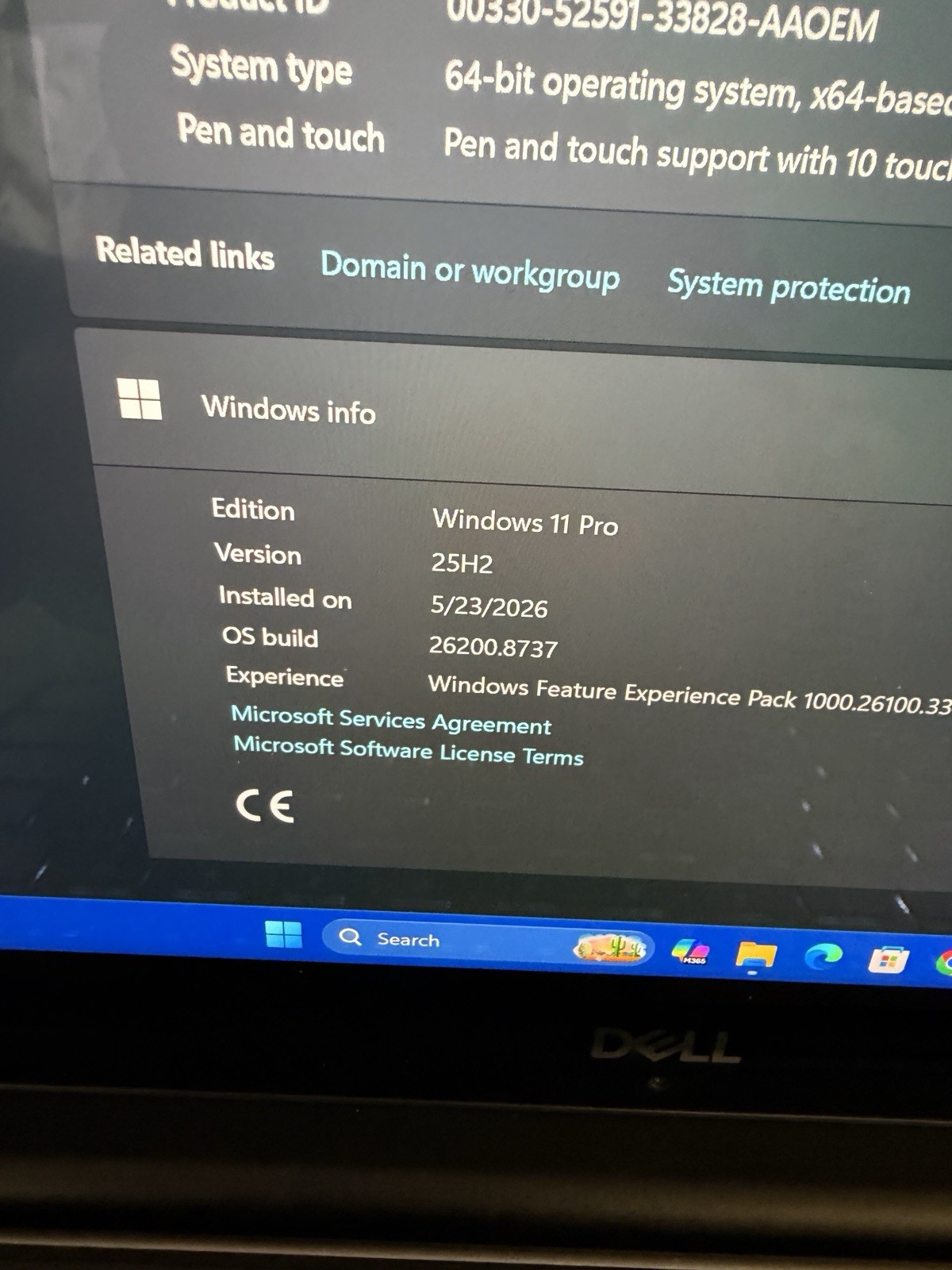 Dell Precision 5540 15.6″ i7-9850H 32GB RAM 512GB SSD Laptop Win11